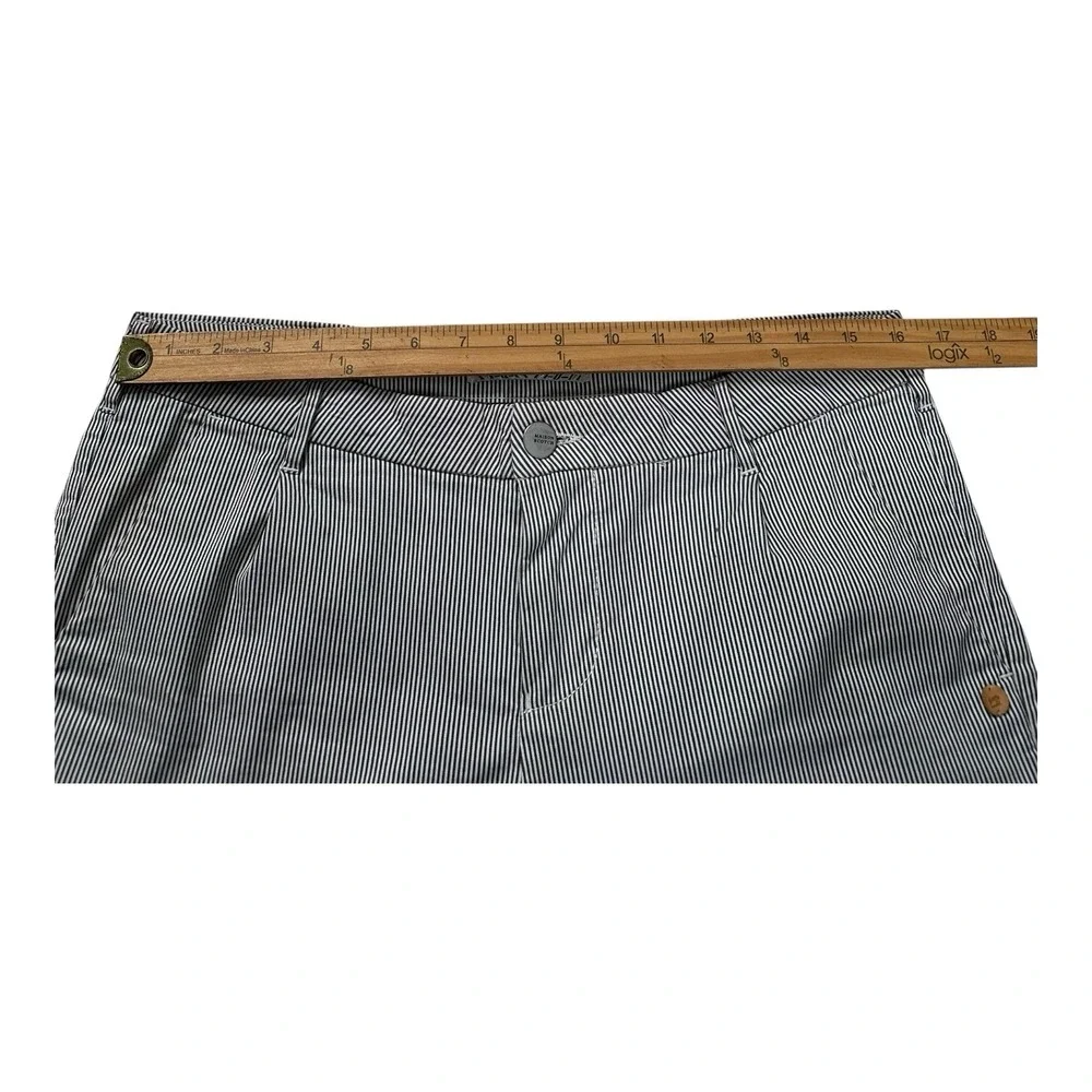 Scotch & Soda‎ Maison Scotch Size 29 Grey/White Striped Bermuda Shorts
